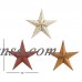 Decmode Metal Stars, Set of 3, Multi Color   556345464
